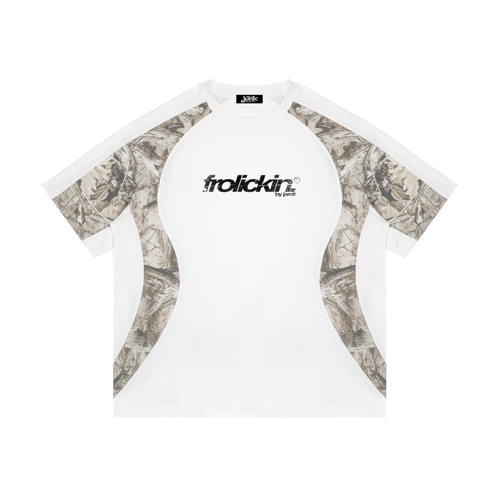 Tree Camo Paneled T-Shirt