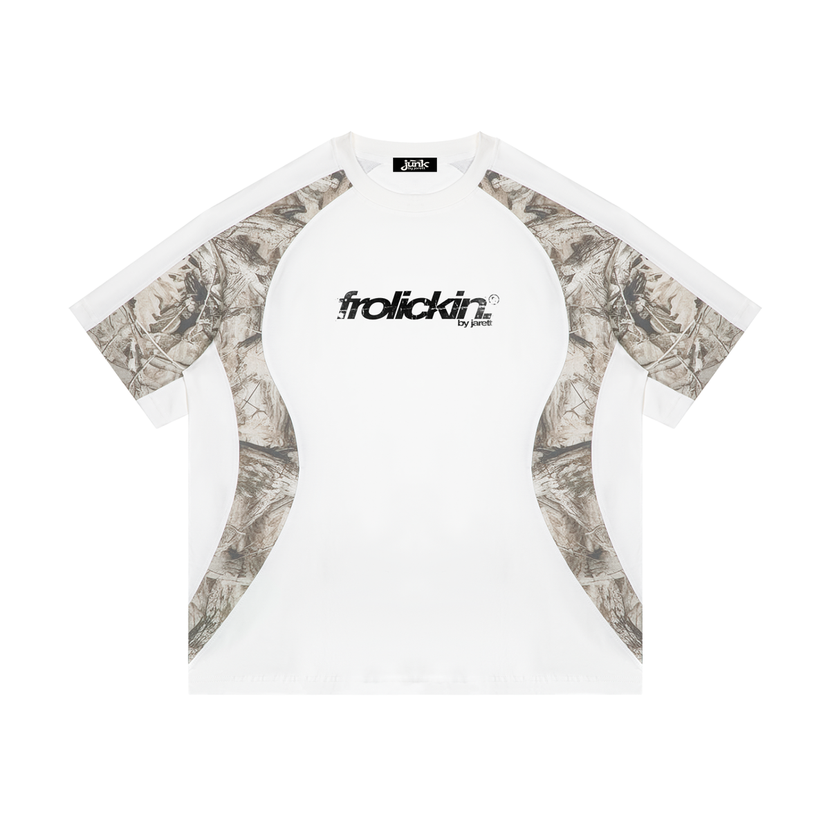 Tree Camo Paneled T-Shirt