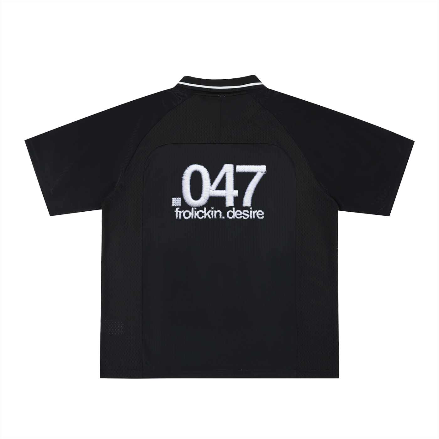 .047 Striped V-Neck Soccer Jersey