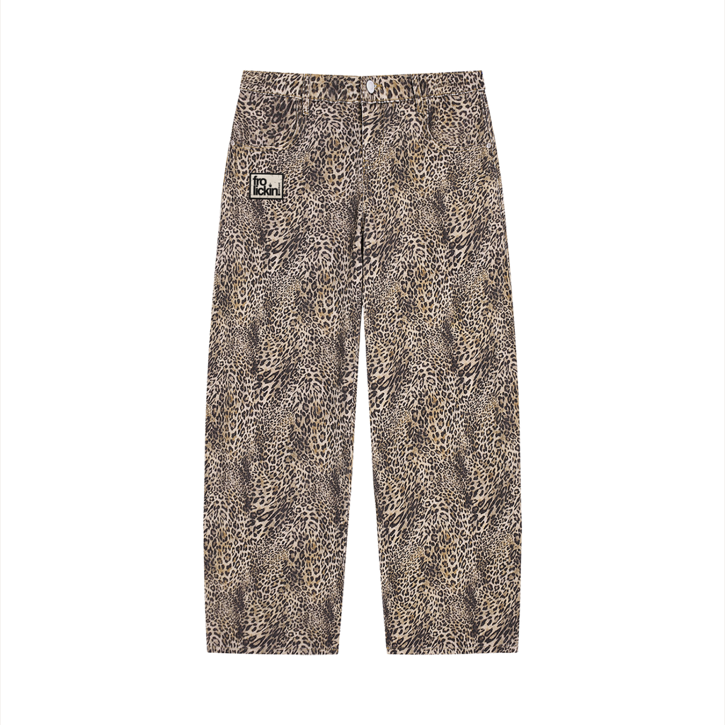 wide leg leopard jeans vol. ii