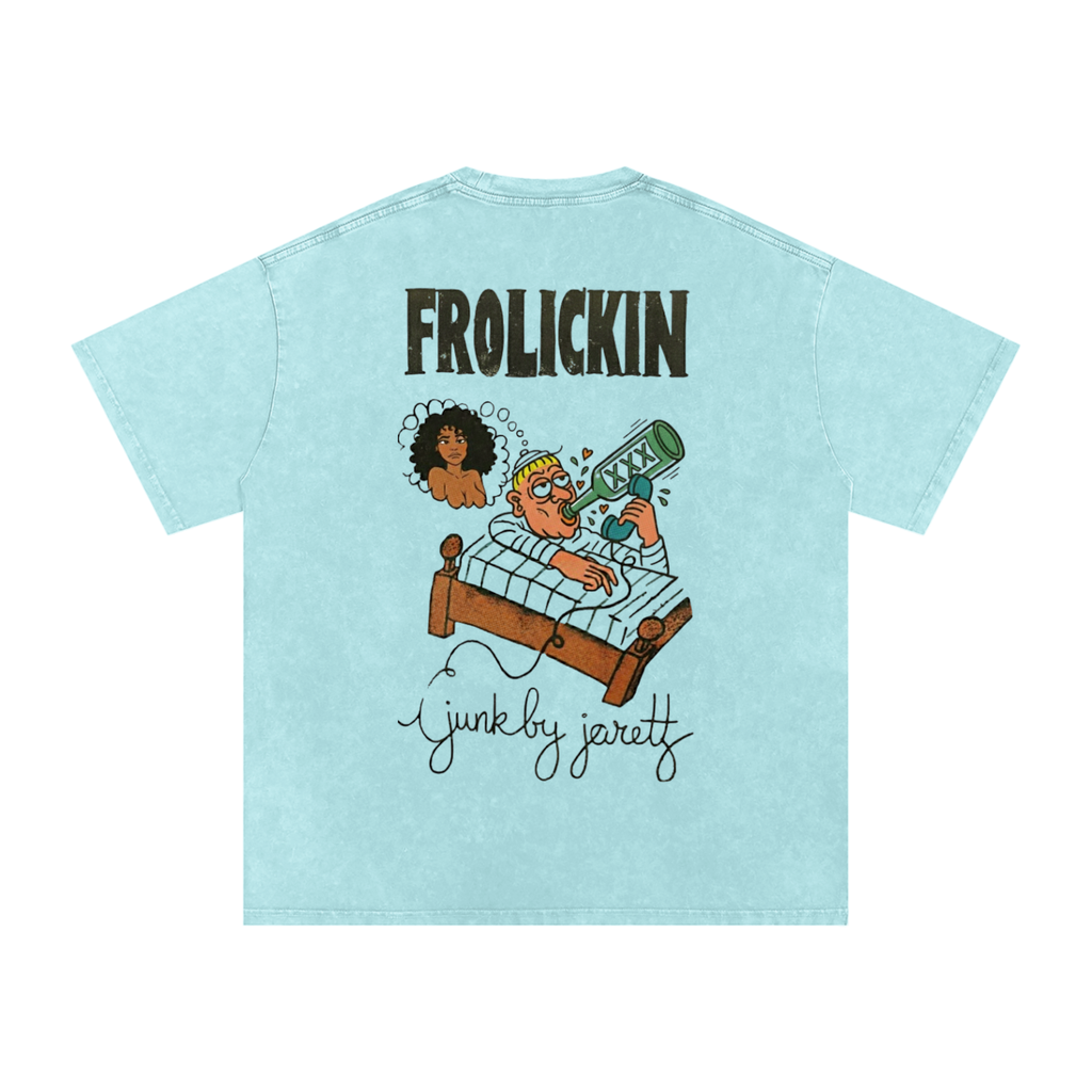 i ran 2 Cambodia V2 — Snow Washed Oversized Cotton T-Shirt