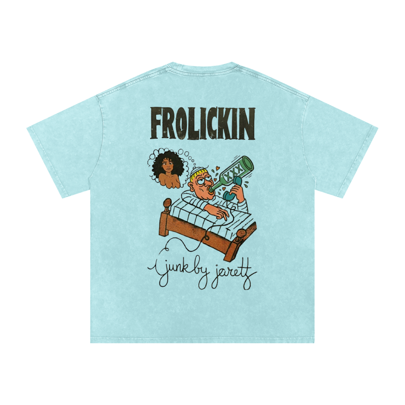 i ran 2 Cambodia V2 — Snow Washed Oversized Cotton T-Shirt