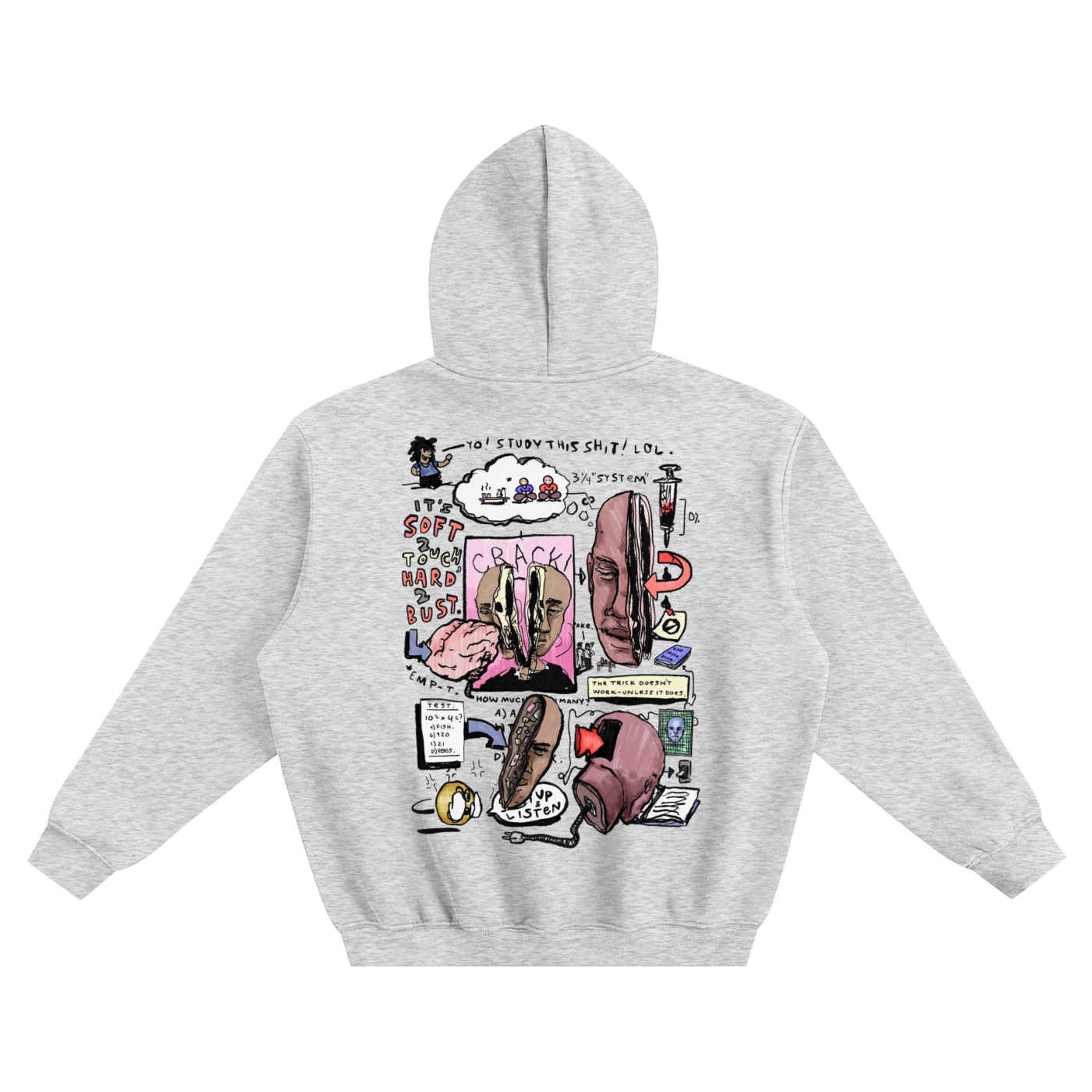 CRACKT Fleeced Boxy Hoodie