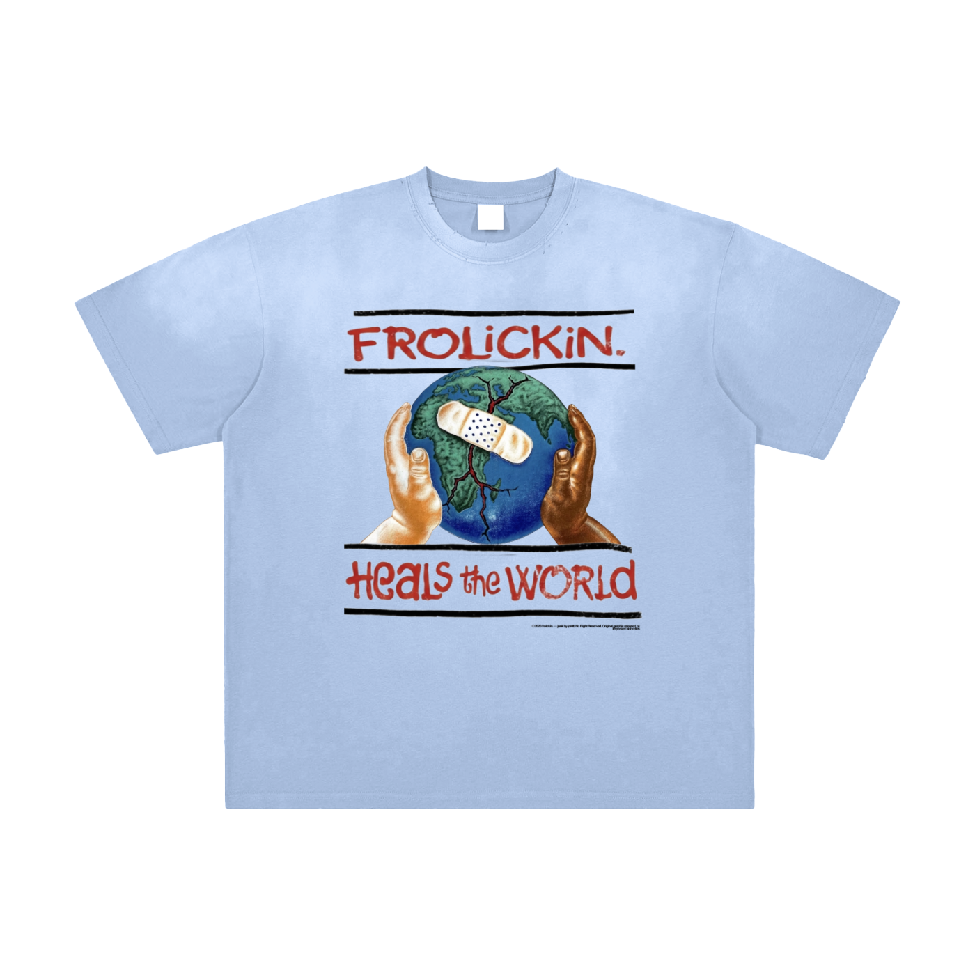 frolickin. heals tee