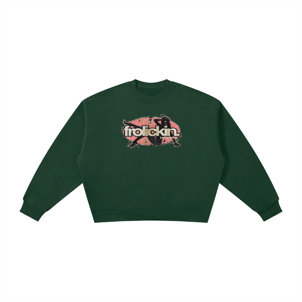Boxy Fleece Crewneck Sweatshirt