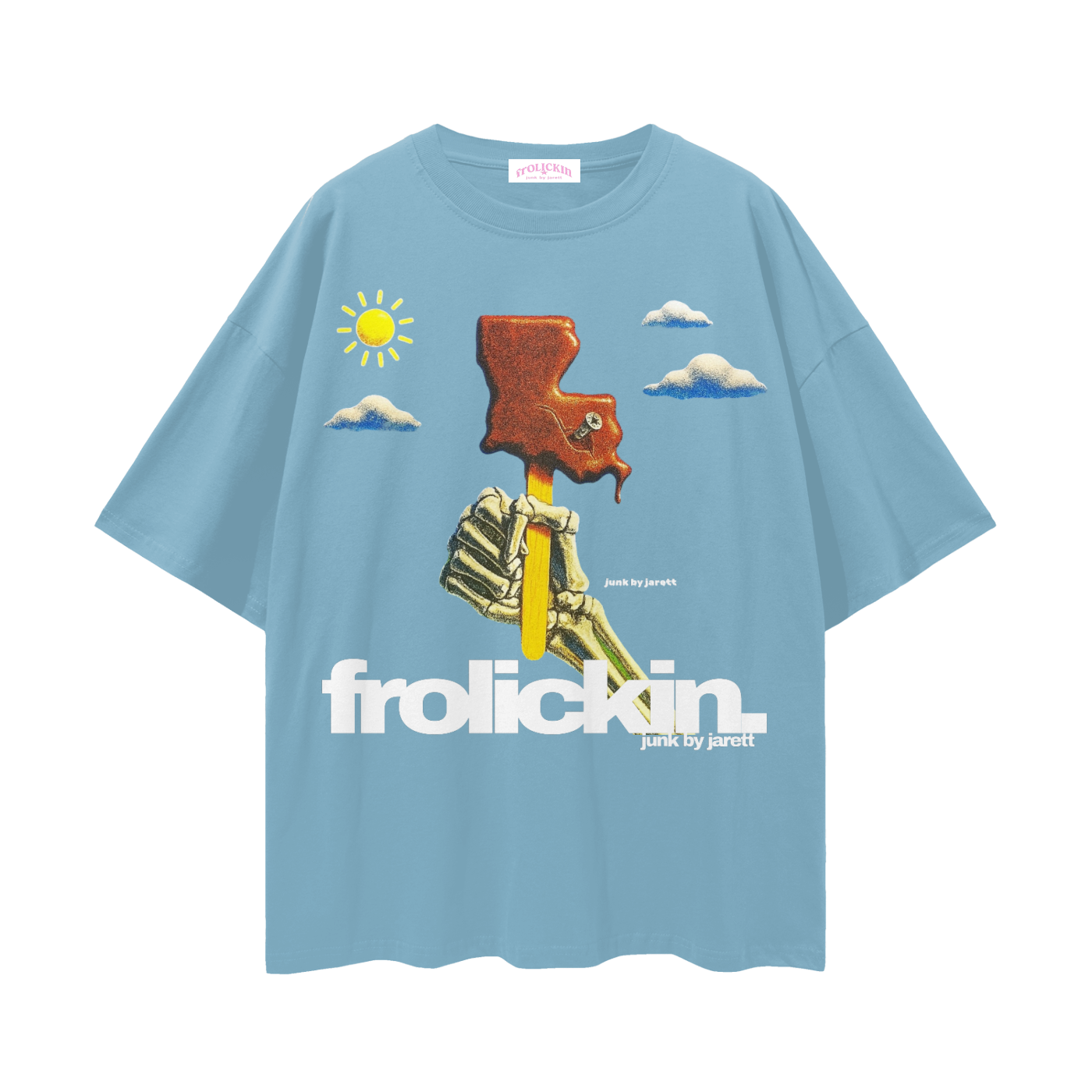 meltin pot Streetwear Loose Drop Shoulder T-Shirt