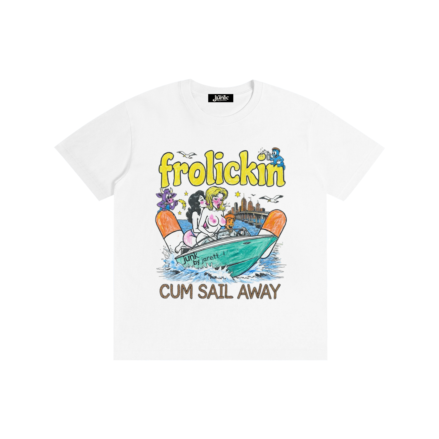 CUM SAIL AWAY tee