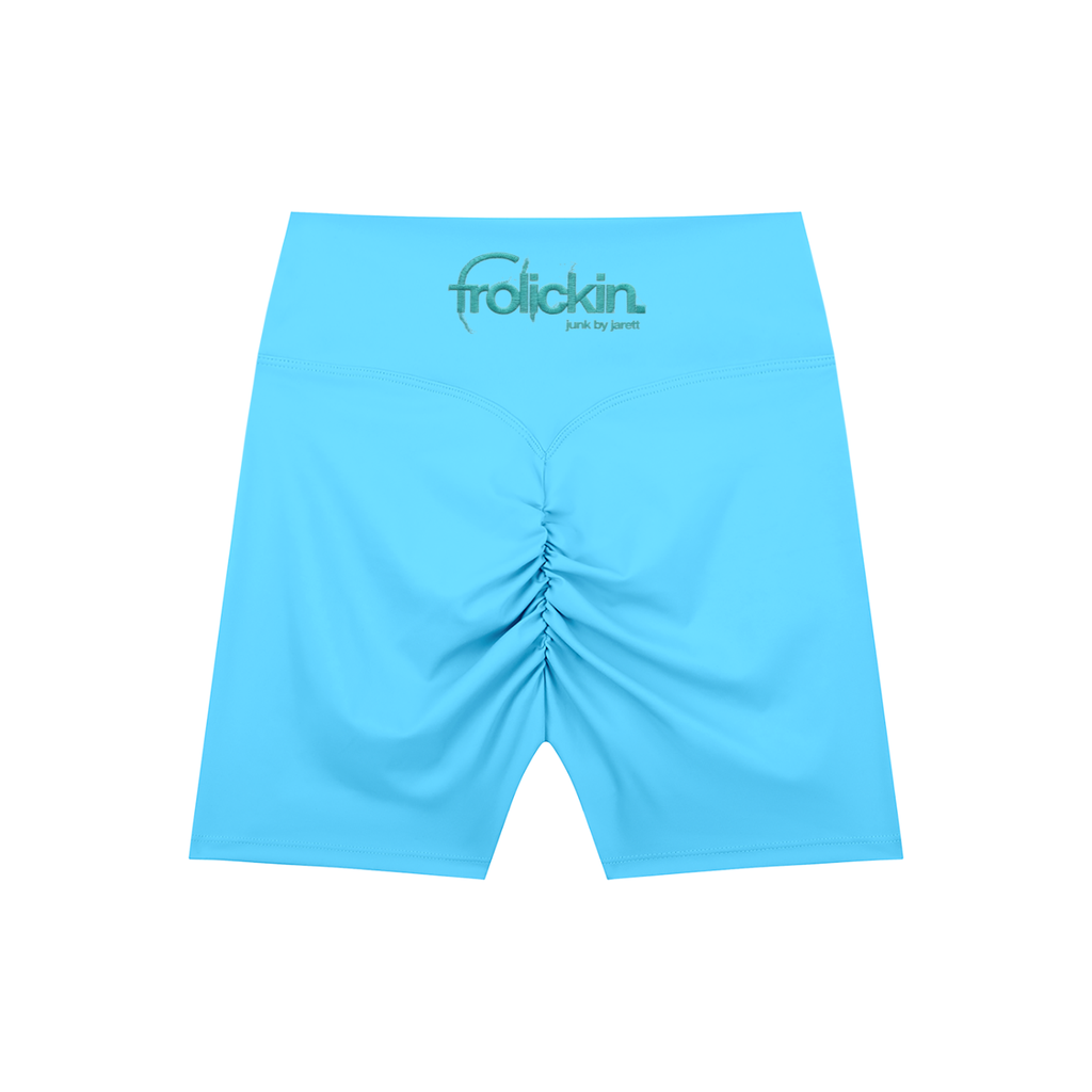 high waisted booty plump biker shorts