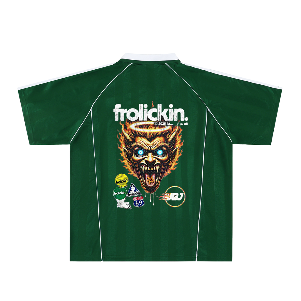 a frolickin. desire soccer jersey