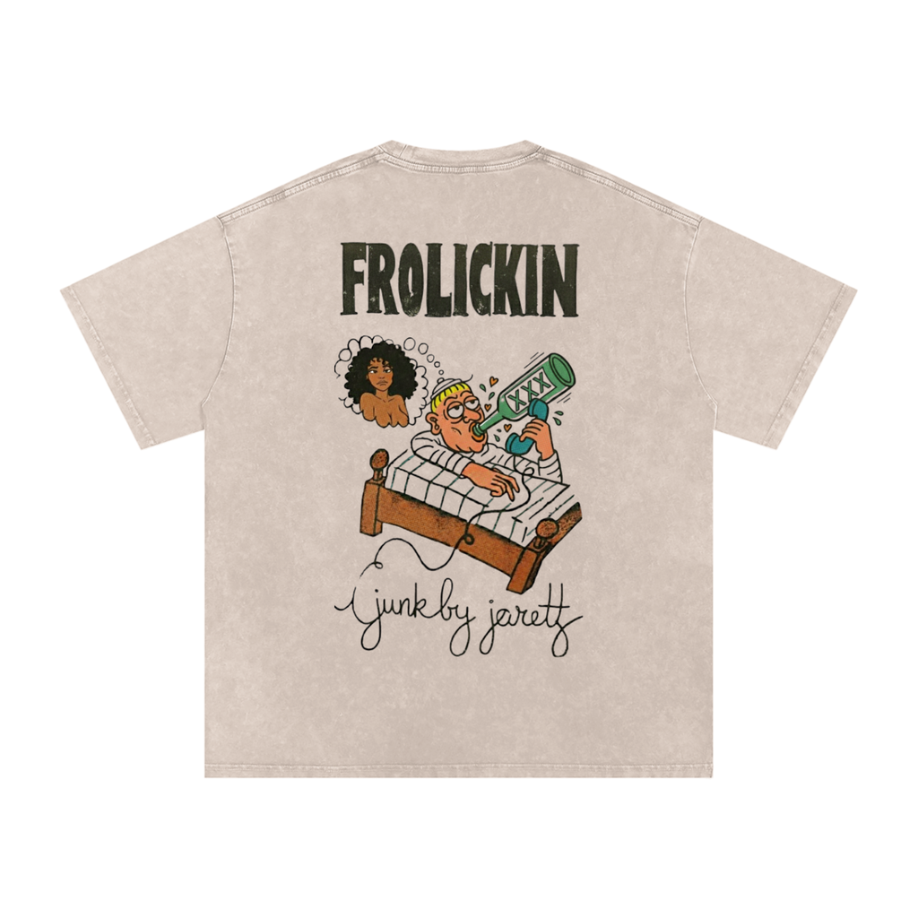 i ran 2 Cambodia V2 — Snow Washed Oversized Cotton T-Shirt