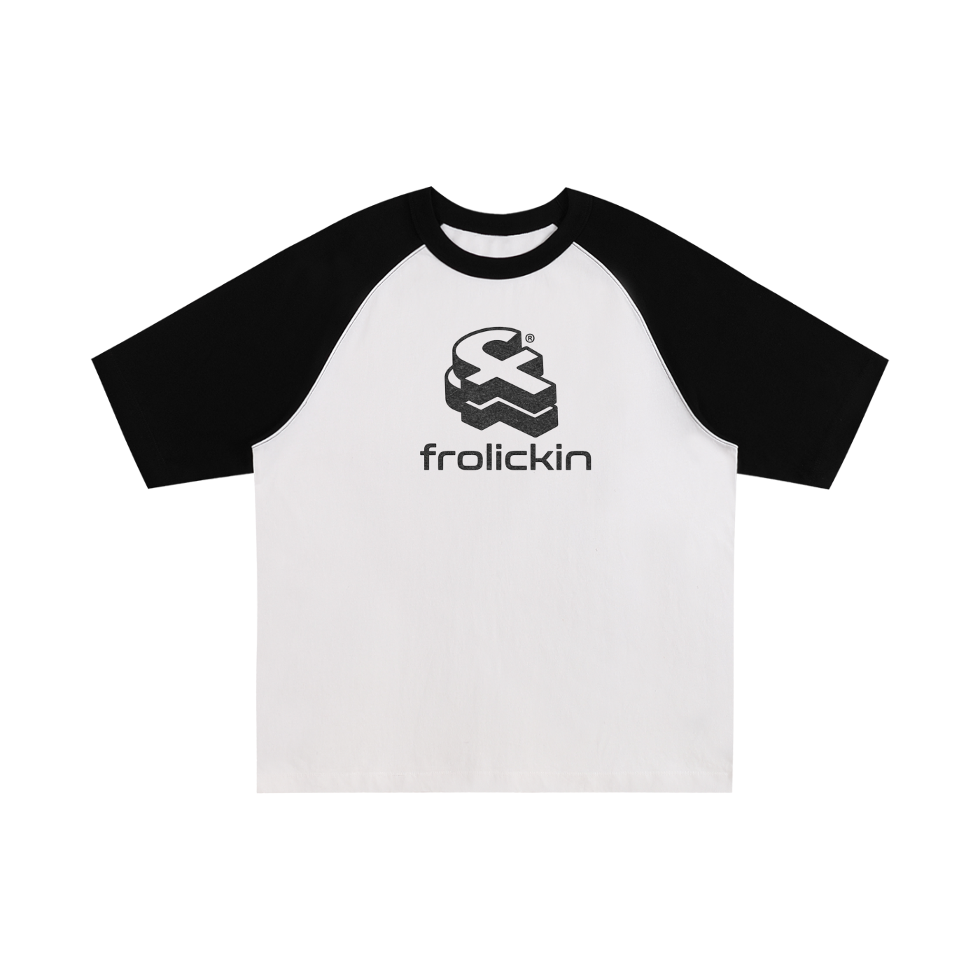 revamped logo’d Color-Blocked Raglan Sleeve T-Shirt