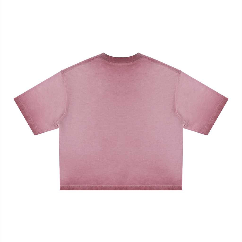 reverse dyed boxy tee