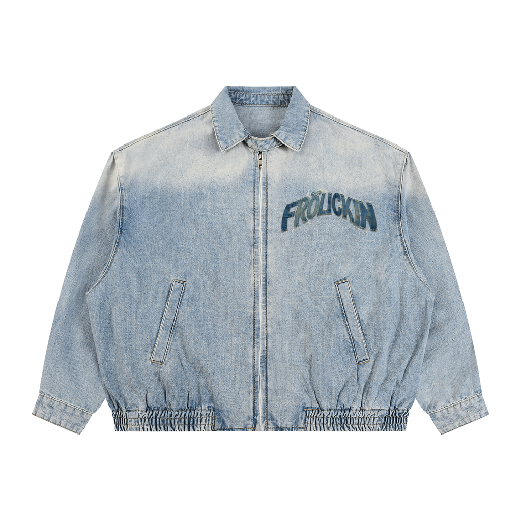 full zip denim jacket