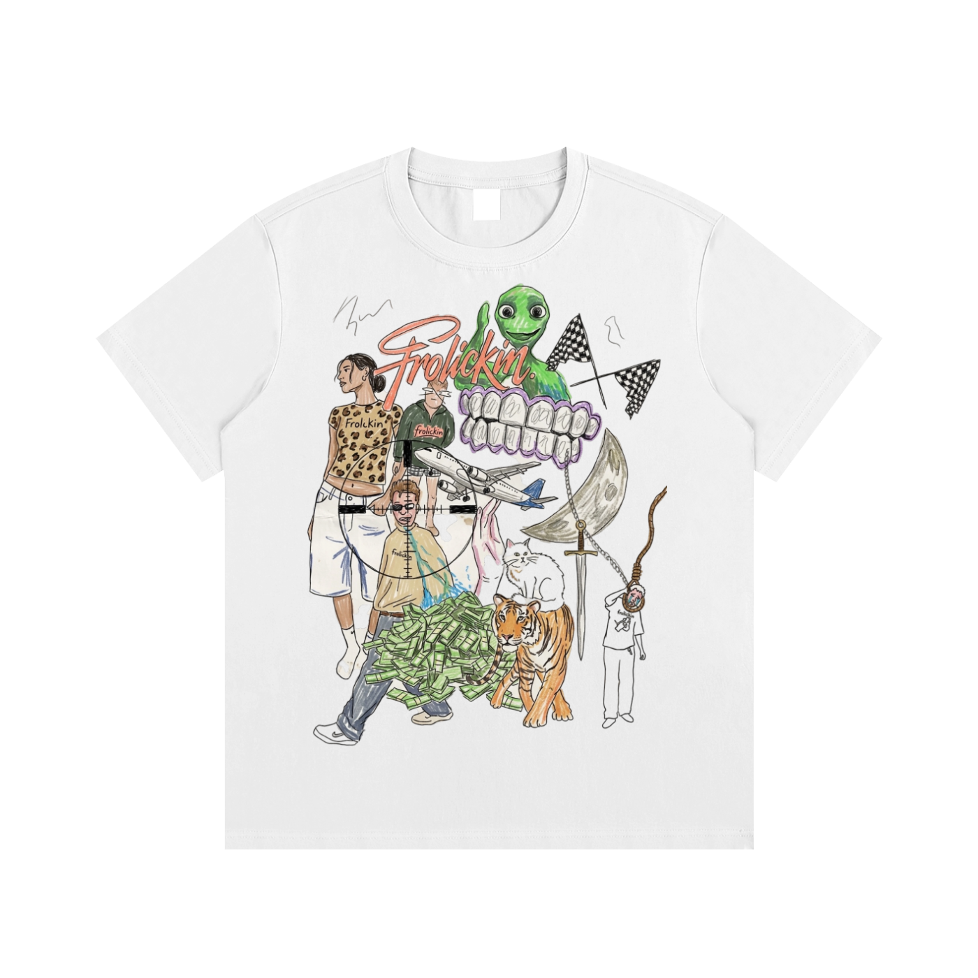 PLEASURE SEEKER white tee