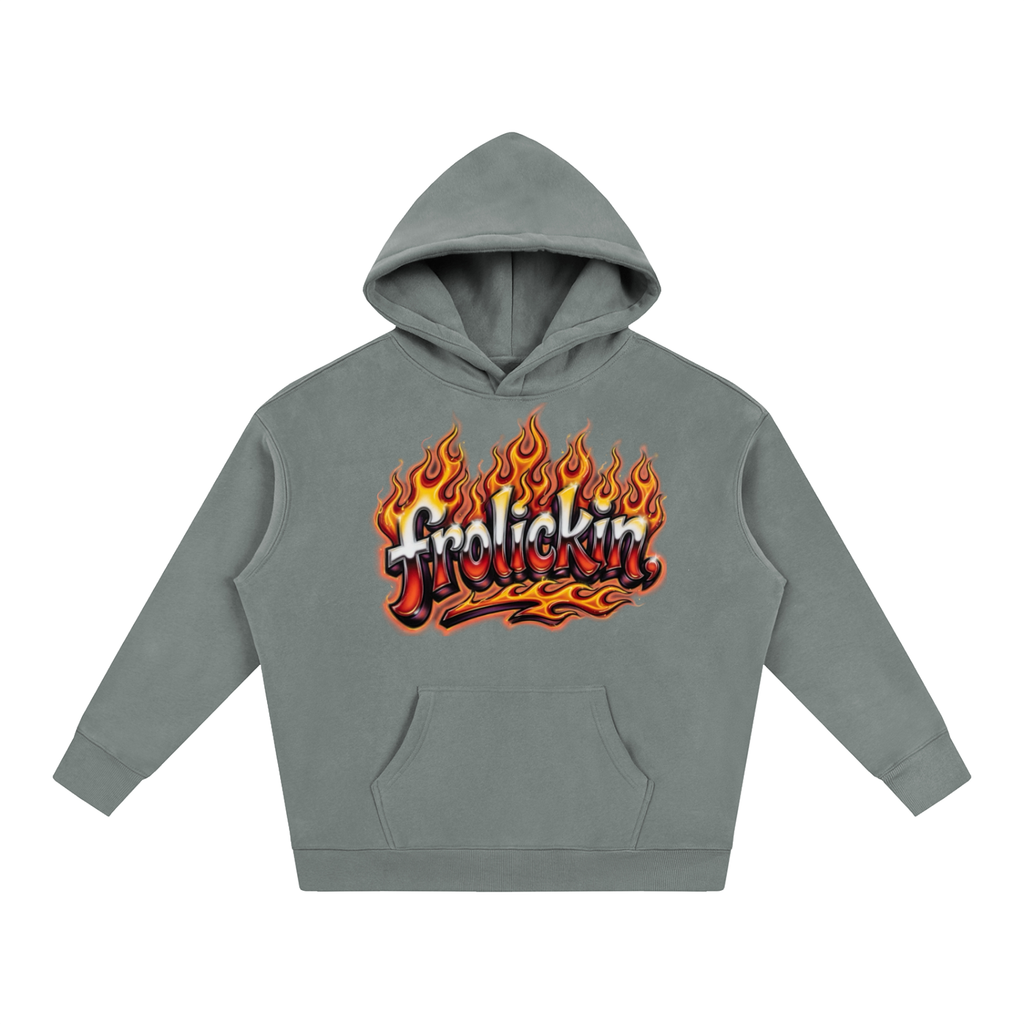 airbrushed oversized hoodie