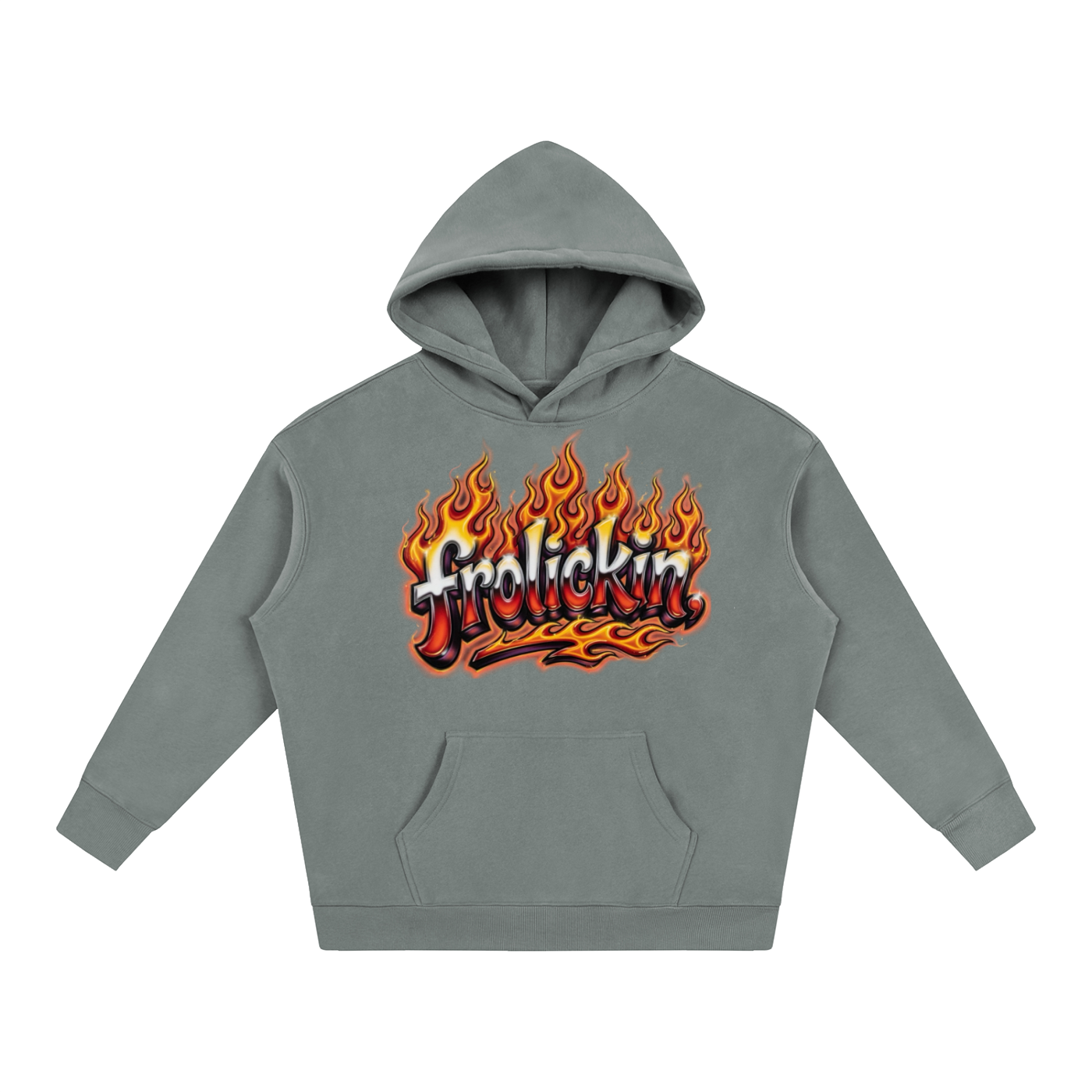 airbrushed oversized hoodie