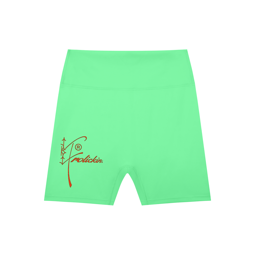 high waisted booty plump biker shorts