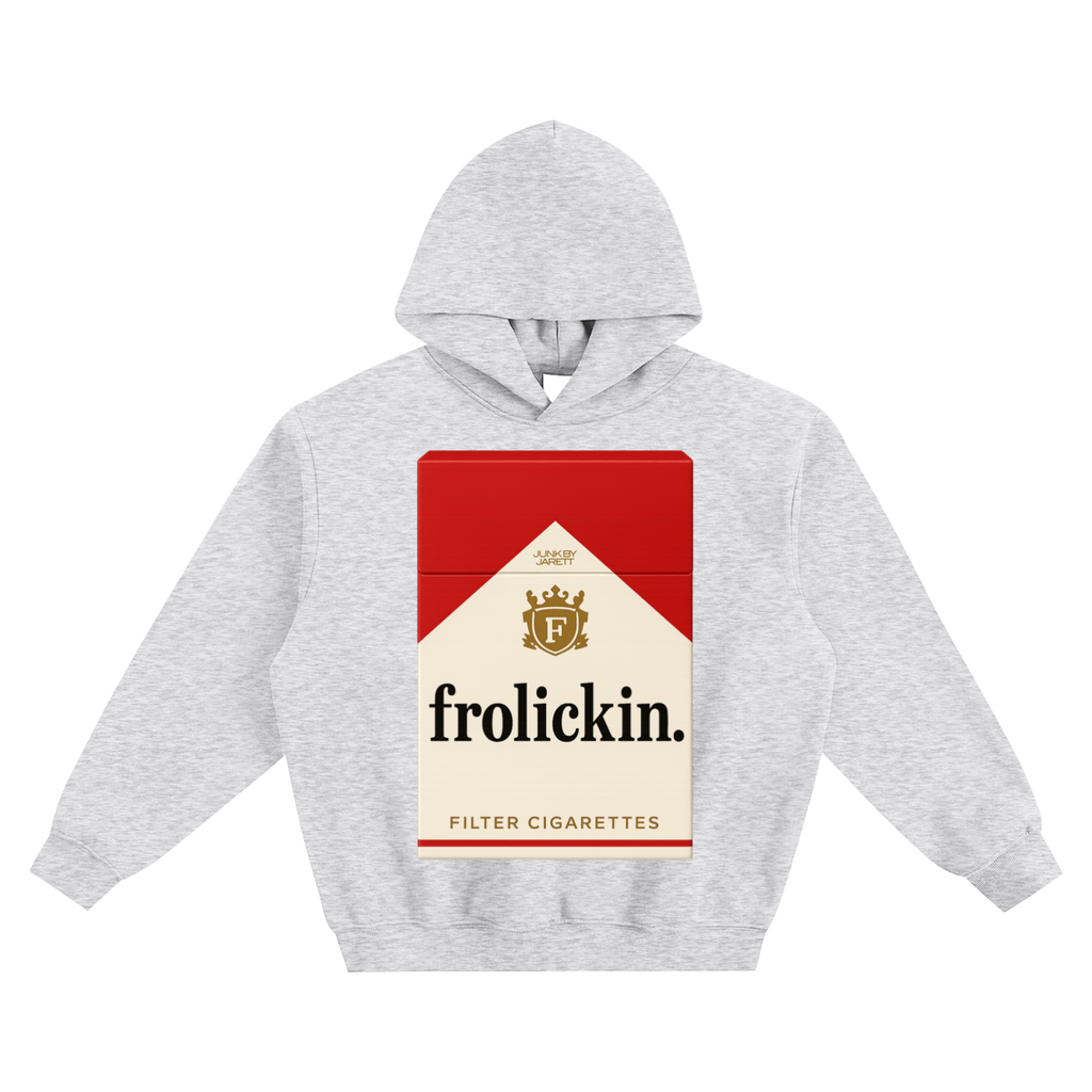 “CIGS INSIDE” Fleeced Boxy Hoodie