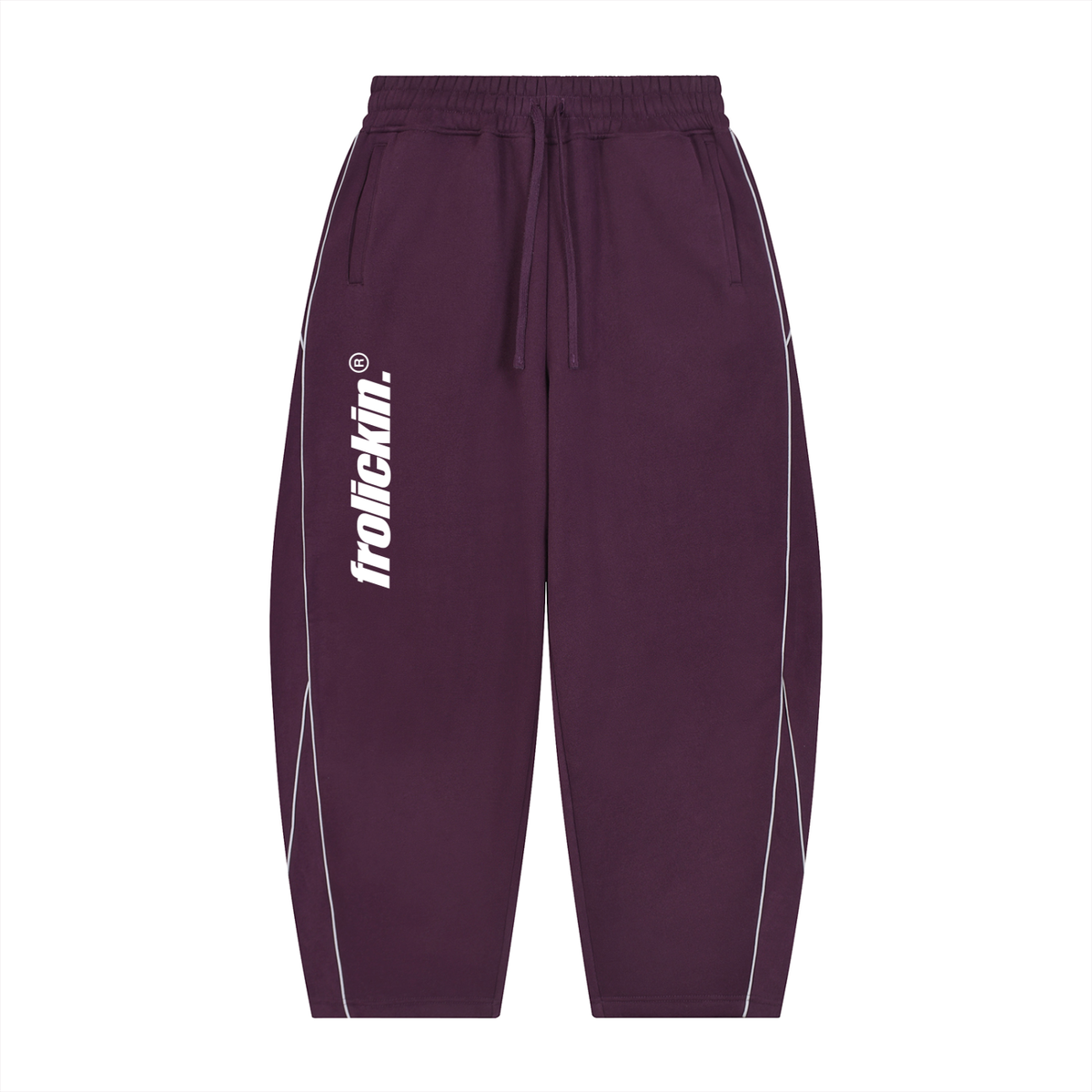 Classic Logo’d Fleece Barrel Leg Sweatpants