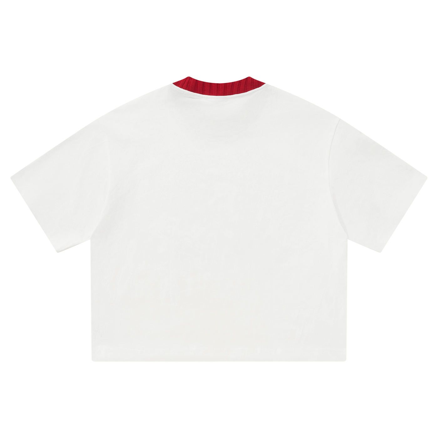 KNIT NECK heavyweighted tee