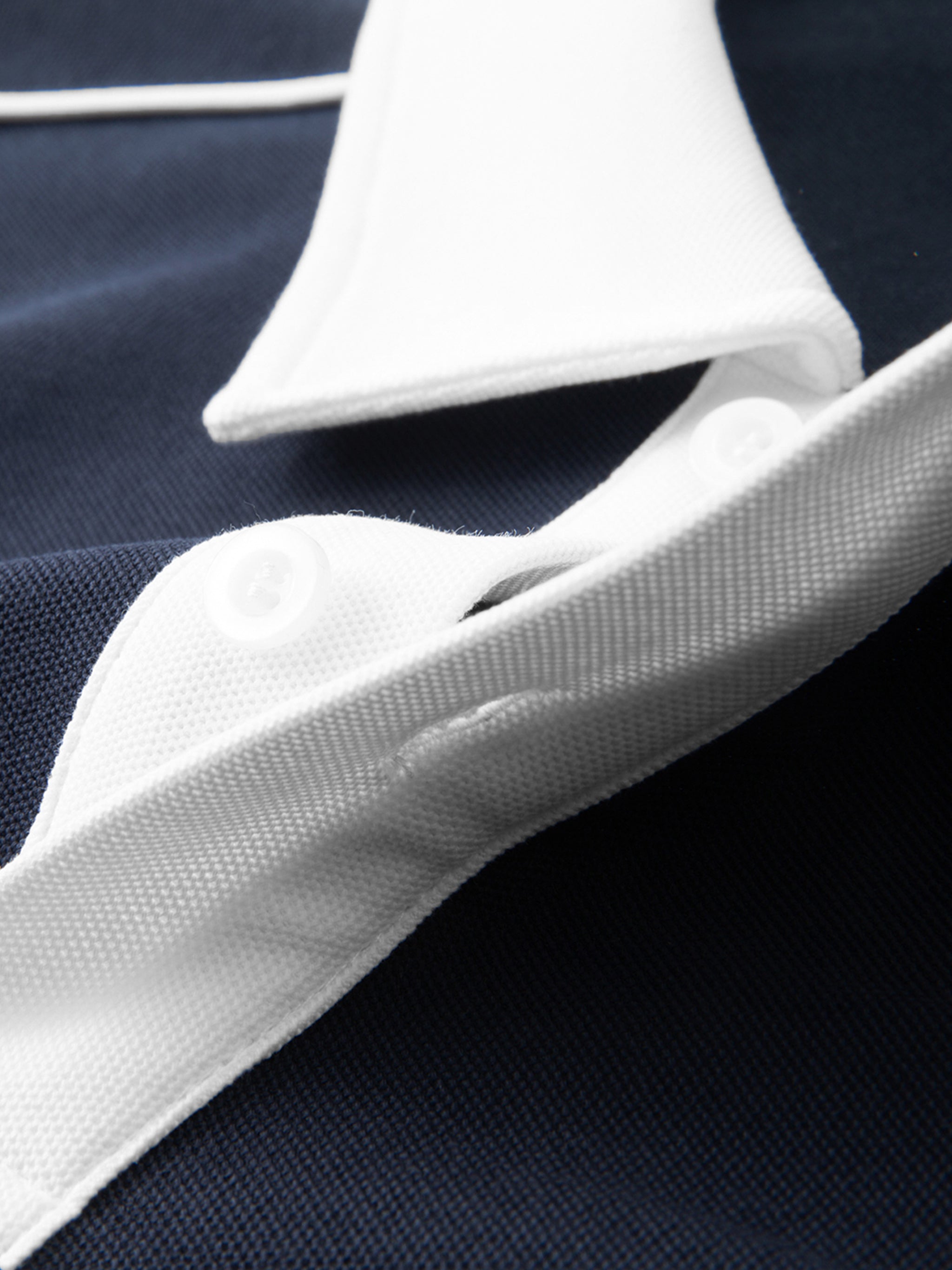 SPEED RACER Contrast Collar Short-Sleeve Polo Shirt