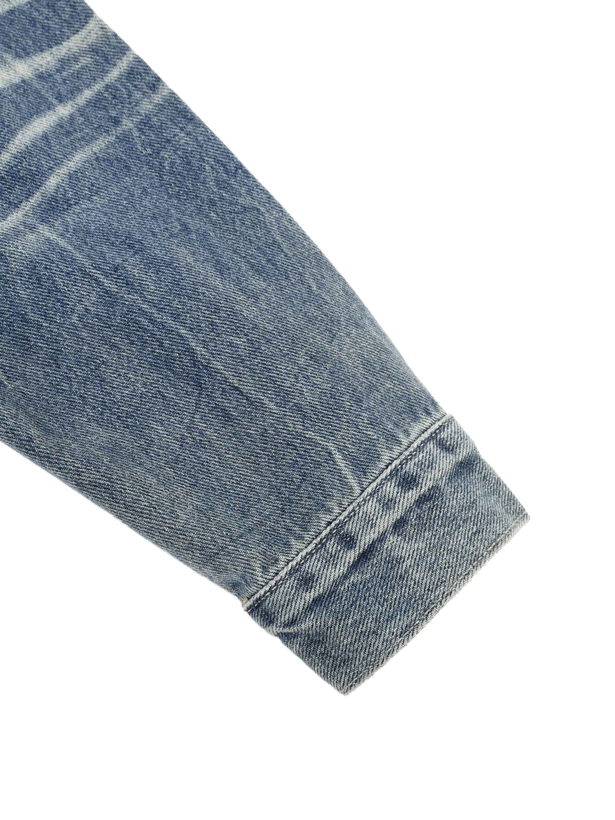 .047 zip up denim jacket